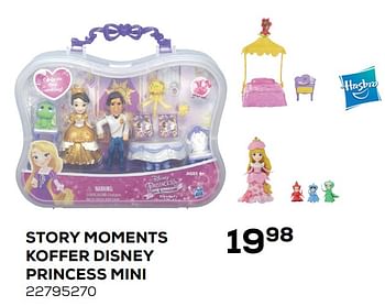 Promoties Story moments koffer disney princess mini - Hasbro - Geldig van 28/10/2020 tot 08/12/2020 bij Supra Bazar