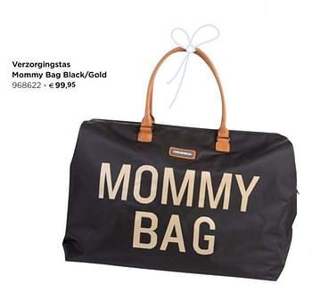 Promoties Verzorgingstas mommy bag black-gold - Huismerk - Dreambaby - Geldig van 10/11/2020 tot 31/12/2020 bij Dreambaby