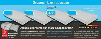 Promoties Dreamer 4.0 - Huismerk - O & O Trendy Wonen - Geldig van 16/11/2020 tot 07/12/2020 bij O & O Trendy Wonen