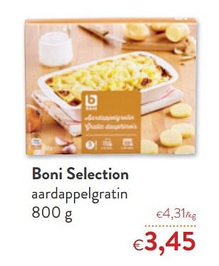 Promoties Boni selection aardappelgratin - Boni - Geldig van 18/11/2020 tot 01/12/2020 bij OKay