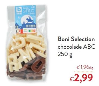 Promoties Boni selection chocolade abc - Boni - Geldig van 18/11/2020 tot 01/12/2020 bij OKay