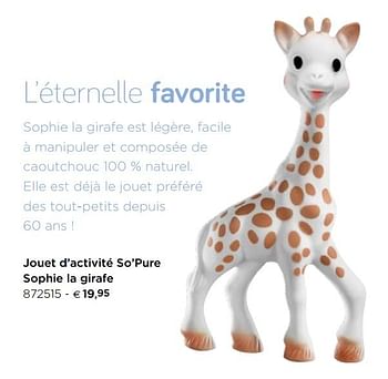 Promotions Jouet d`activité so`pure sophie la girafe - Produit Maison - Dreambaby - Valide de 10/11/2020 à 31/12/2020 chez Dreambaby