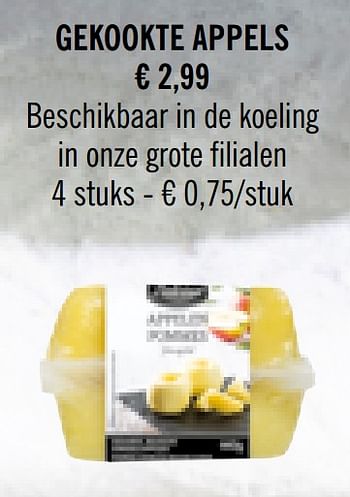 Promoties Gekookte appels - Delicieux - Geldig van 17/11/2020 tot 31/12/2020 bij Lidl