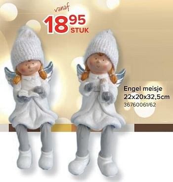 Promoties Engel meisje - Huismerk - Euroshop - Geldig van 17/11/2020 tot 31/12/2020 bij Euro Shop