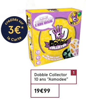 Promotions Dobble collector 10 ans asmodee - Asmodee - Valide de 20/10/2020 à 31/12/2020 chez MonoPrix