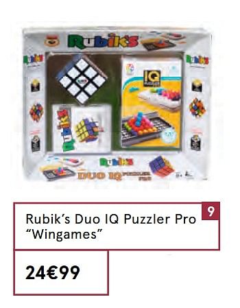Promotions Rubik`s duo iq puzzler pro wingames - Win Games - Valide de 20/10/2020 à 31/12/2020 chez MonoPrix