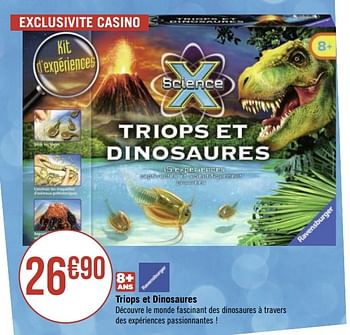 Ravensburger Triops et dinosaures - En promotion chez Géant Casino
