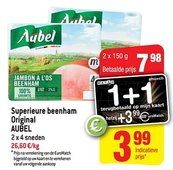 Promoties Superieure beenham original aubel - Aubel - Geldig van 25/11/2020 tot 01/12/2020 bij Smatch