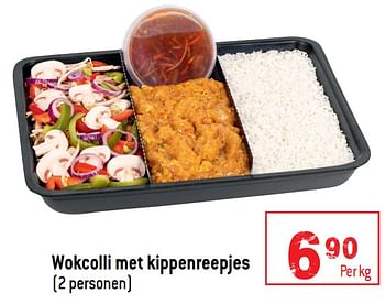 Promoties Wokcolli met kippenreepjes - Huismerk - Buurtslagers - Geldig van 25/11/2020 tot 01/12/2020 bij Smatch