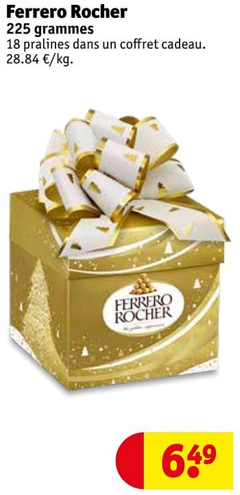 Promotions Ferrero rocher - Ferrero - Valide de 24/11/2020 à 06/12/2020 chez Kruidvat