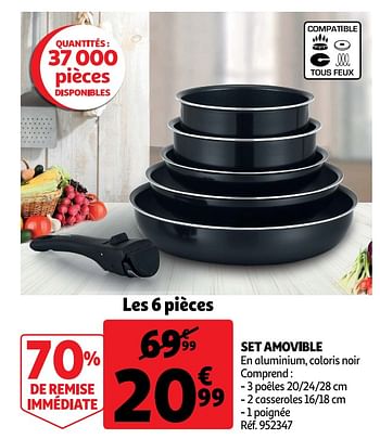 Promotions Set amovible - Produit Maison - Auchan Ronq - Valide de 25/11/2020 à 01/12/2020 chez Auchan Ronq