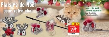 Promotions Jouets de noël anione pour chat - Anione - Valide de 26/11/2020 à 09/12/2020 chez Maxi Zoo