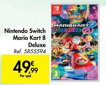 Promotions Nintendo switch mario kart 8 deluxe - Nintendo - Valide de 18/11/2020 à 31/12/2020 chez Carrefour