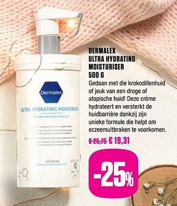 Promoties Dermalex ultra hydrating moisturiser - Dermalex - Geldig van 29/11/2020 tot 28/02/2021 bij Medi-Market