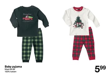 Promoties Baby pyjama - Huismerk - Zeeman  - Geldig van 28/11/2020 tot 04/12/2020 bij Zeeman