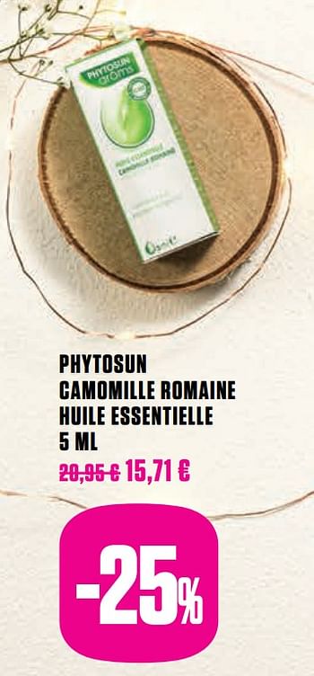 Promotions Phytosun camomille romaine huile essentielle - Phytosun - Valide de 01/12/2020 à 28/02/2021 chez Medi-Market
