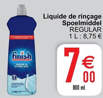 FINISH liquide de rinçage regular