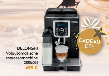 Promoties Delonghi volautomatische espressomachine - Delonghi - Geldig van 01/12/2020 tot 31/12/2020 bij Krefel