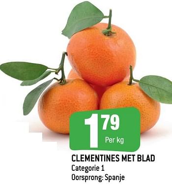 Promoties Clementines met blad - Huismerk - Smatch - Geldig van 02/12/2020 tot 08/12/2020 bij Smatch