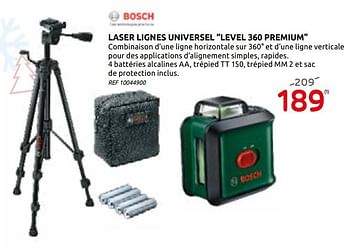 Promotions Bosch laser lignes universel level 360 premium - Bosch - Valide de 02/12/2020 à 28/12/2020 chez BricoPlanit