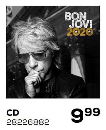 Promoties Bon jovi 2020 cd - Huismerk - Supra Bazar - Geldig van 01/12/2020 tot 05/01/2021 bij Supra Bazar