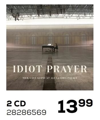Promoties Idiot prayer 2 cd - Huismerk - Supra Bazar - Geldig van 01/12/2020 tot 05/01/2021 bij Supra Bazar