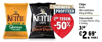Promotions Chips kettle - Kettle - Valide de 03/12/2020 à 09/12/2020 chez Delhaize