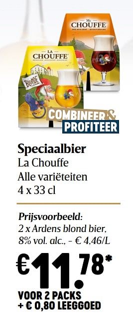 Promoties Speciaalbier la chouffe - La Chouffe - Geldig van 03/12/2020 tot 09/12/2020 bij Delhaize