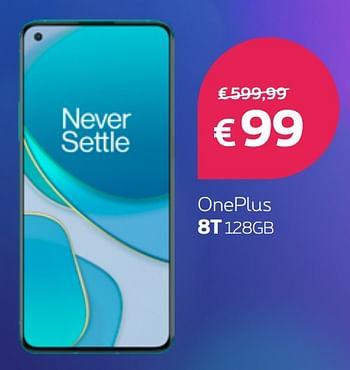 Promotions Oneplus 8t 128gb - OnePlus - Valide de 01/12/2020 à 31/12/2020 chez Proximus