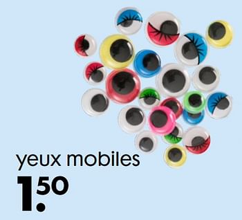 Promotions Yeux mobiles - Produit maison - Hema - Valide de 23/11/2020 à 08/12/2020 chez Hema