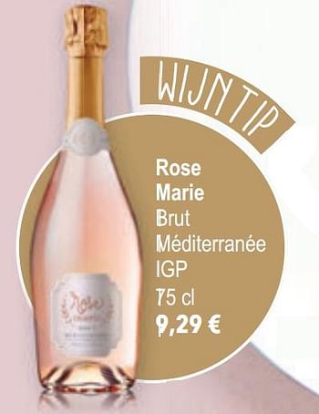 Promoties Rose marie brut méditerranée igp - Rosé wijnen - Geldig van 01/12/2020 tot 31/01/2021 bij Cora