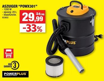 Promotions Powerplus aszuiger powx301 - Powerplus - Valide de 02/12/2020 à 13/12/2020 chez Hubo