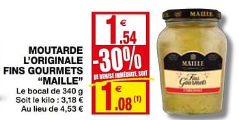 Promoties Moutarde l`originale fins gourmets maille - Maille - Geldig van 02/12/2020 tot 13/12/2020 bij Coccinelle