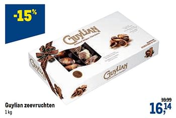 Promoties Guylian zeevruchten - Guylian - Geldig van 16/12/2020 tot 01/01/2021 bij Makro