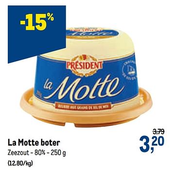 Promoties La motte boter - Président - Geldig van 16/12/2020 tot 01/01/2021 bij Makro