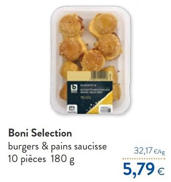 Promotions Boni selection burgers + pains saucisse - Boni - Valide de 02/12/2020 à 15/12/2020 chez OKay