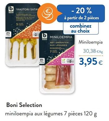 Promotions Boni selection miniloempia - Boni - Valide de 02/12/2020 à 15/12/2020 chez OKay