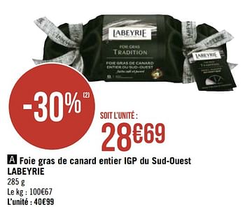 Foie gras de canard entier du Sud-Ouest Tradition - Labeyrie