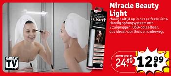 Miracle beauty light - Promotie bij Kruidvat