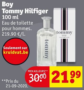 Promotions Boy tommy hilfiger eau de toilette pour hommes - Tommy Hilfiger - Valide de 08/12/2020 à 13/12/2020 chez Kruidvat