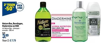 Promoties Nature box - shampoo - avocado - Nature Box - Geldig van 16/12/2020 tot 01/01/2021 bij Makro