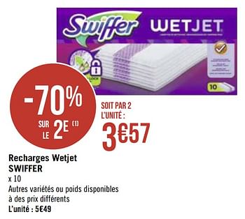 Promotions Recharges wetjet swiffer - Swiffer - Valide de 30/11/2020 à 13/12/2020 chez Géant Casino
