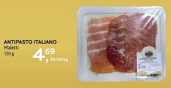 Promoties Antipasto italiano maletti - Maletti - Geldig van 16/12/2020 tot 05/01/2021 bij Alvo