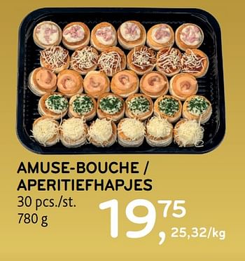 Promotions Amuse-bouche - Produit maison - Alvo - Valide de 16/12/2020 à 05/01/2021 chez Alvo