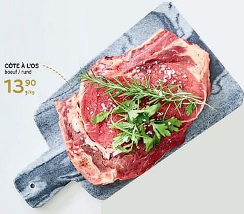 Promotions Côte à l`os boeuf - Produit maison - Alvo - Valide de 16/12/2020 à 05/01/2021 chez Alvo