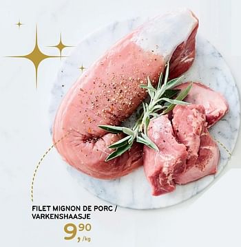 Promotions Filet mignon de porc - Produit maison - Alvo - Valide de 16/12/2020 à 05/01/2021 chez Alvo