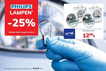 Promoties Philips lampen -25% - Philips - Geldig van 07/12/2020 tot 05/01/2021 bij Auto 5
