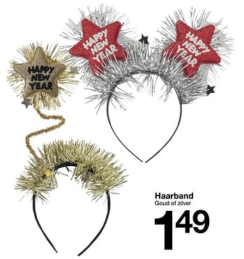 Promoties Haarband - Huismerk - Zeeman  - Geldig van 12/12/2020 tot 18/12/2020 bij Zeeman