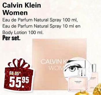 Promoties Calvin klein women - Calvin Klein - Geldig van 07/12/2020 tot 26/12/2020 bij De Online Drogist