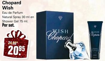 Promoties Chopard wish eau de parfum - Chopard Wish - Geldig van 07/12/2020 tot 26/12/2020 bij De Online Drogist